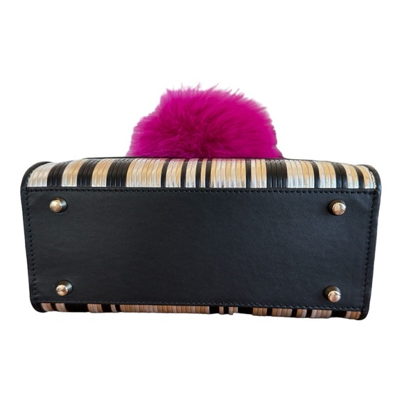 Authentic Les Petits Joueurs Mini Alex Bunny Top Handle Handbag (Made in Italy) - Picture 6 of 8